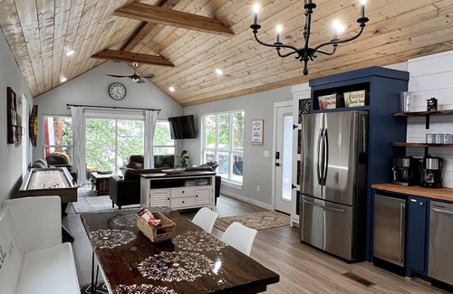 Cookson Cabin | SHORT WALK TO WATER & NESTLED IN THE TREES THIS BEAUTIFUL CABIN HAS LAKE VIEWS