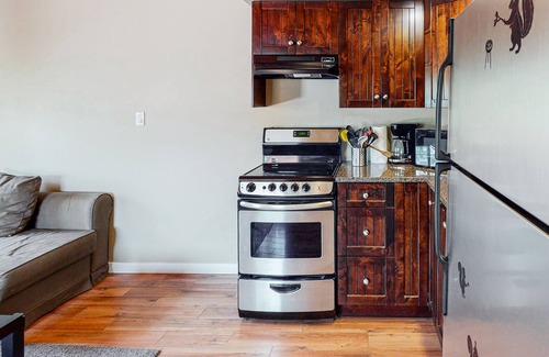 Lac Le Jeune Cabin | Side-by-side cabins with decks, 2 full kitchens, and free internet