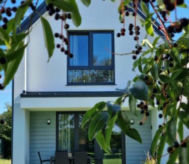 Nowecin House | Siedlisko na wydmach, sauna,podgrzewane jacuzzi,domki klimatyzowane,starlink internet,parking