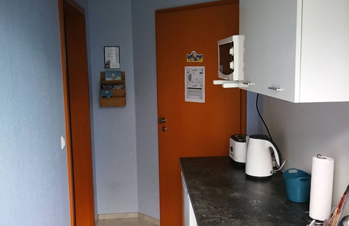 Rust Apartment | Sieg guest room - triple room with double bed and sofa bed.