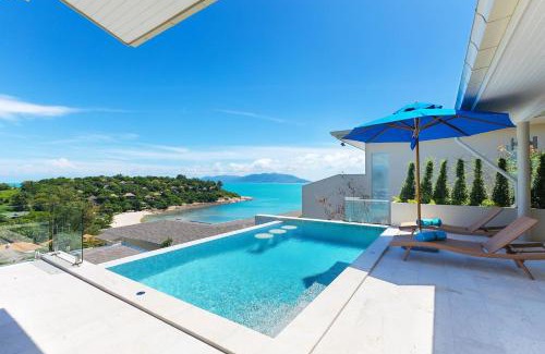 Moo 5 Villa | Single Level BEACHSIDE VILLA - BB2 - at BAYSIDE LUXURY VILLAS Samrong Bay Beach, 3 BED 4 BATH, SEA and SUNSET VIEWS, only 200m walk to the Beach