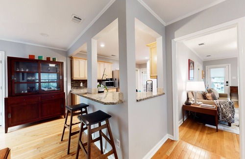 Cherrywood House | Single-level dog-friendly home with furnished deck, washer/dryer, AC