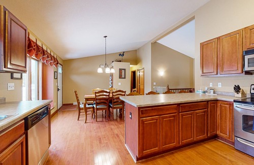 New Lisbon House | Single-level family-friendly home with large yard, WiFi & central AC