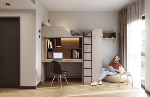 Sant Marti Apartment | Single Student Studio in Blau Student Housing