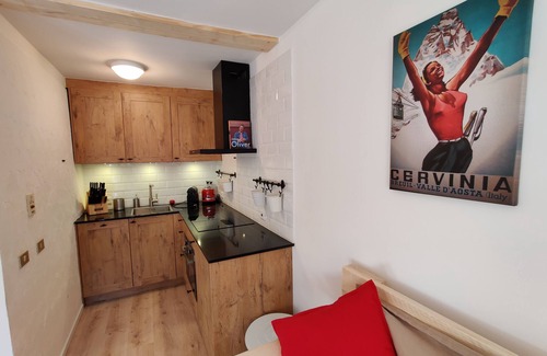 Cervinia Apartment | Ski chalet Cervinia Elena ski-in-ski-out 4-6 pers. sunny-balcony-wifi-pisteview