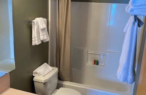 Powder Mountain Cabin | Ski in/out studio room 105 at Powder Mountain's Columbine Inn. Sleeps 2