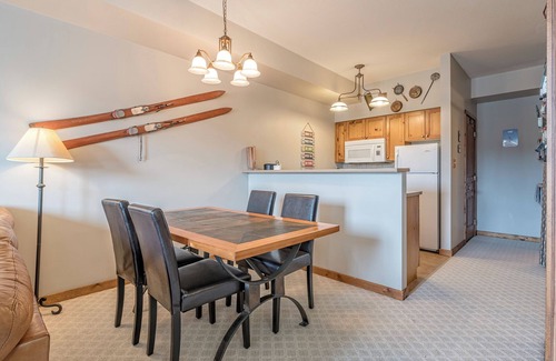 Silver Star Mountain Condo | Ski in/Ski out Creekside Condo, ground floor with deck, King Bed in Master