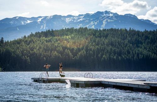 Upper Village House | Ski In Ski Out Apartment w Pool and Hot Tub by Harmony Whistler