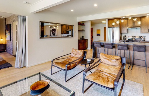 Purgatory Condo | Ski view condo with wood fireplace & front deck