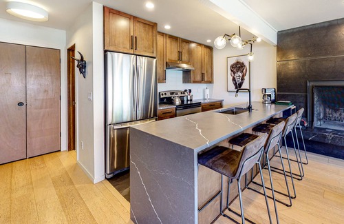Purgatory Condo | Ski view condo with wood fireplace & front deck