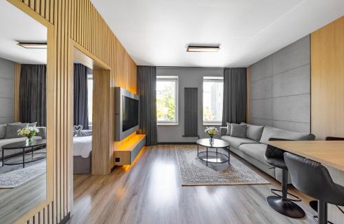 Baluty Apartment | SKY Home- Piwna Wood -Manufaktura, Parking, Dostęp na Kod