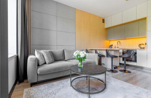 Baluty Apartment | SKY Home- Piwna Wood -Manufaktura, Parking, Dostęp na Kod
