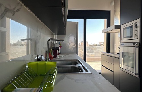 Petralona Condo | Sky suite 6 Picasso Duplex view Acropole
