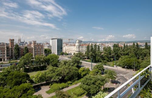Leopoldstadt Apartment | Skyflats Vienna Ring View