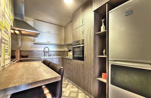 Katerini Apartment | SkyView Paralia, Apartment with View and Balcony