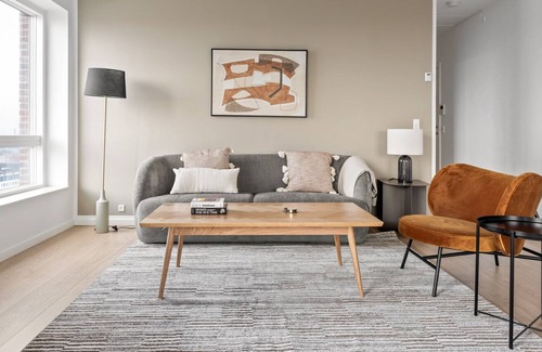 Copenhagen SV Apartment | Sleek Valby 2BR w/ W/D, Office & Balcony, nr Grønttorvet, by Blueground