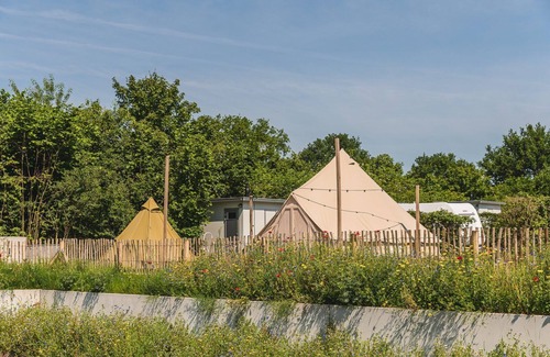 Notter Cabin | Sleep in this cozy bell tent at our cozy harbor!