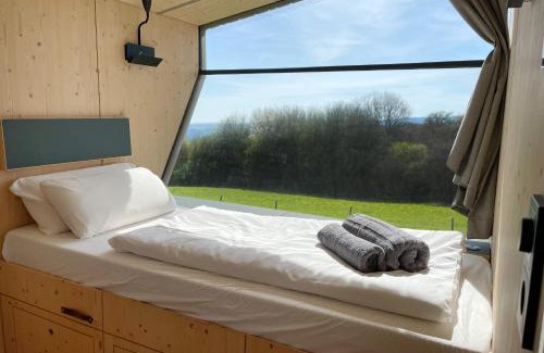 Kuhndorf House | Sleep Space 1 - Green Tiny Spot Dolmar