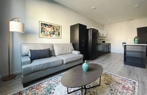 Downtown Omaha Apartment | Sleepover: Peaceful 1BD/1BA + Balcony- Downtown Omaha