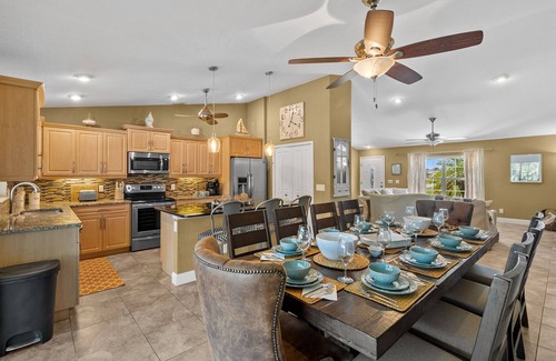 Englewood East House | Sleeps 10! Coastal Home, Heated Pool, Near Beach!