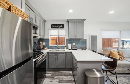 Capistrano Beach House | Sleeps 4 by the beach. Horseshoe and fire pit in private yard.