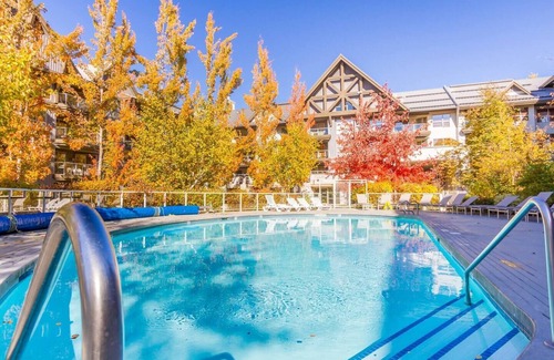 Blackcomb Condo | Slope-side condo ski in ski out! Quiet side of resort, heated pool + 3 hot tubs