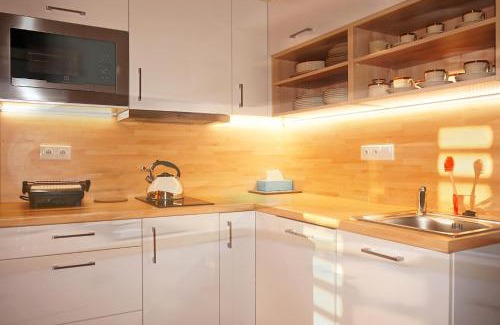 Harrachov Apartment | Slunný dvoupokojový apartmán v centru s nejkrásnějším výhledem v Harrachově a soukromým parkováním v garáži - by Relax Harrachov