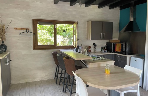 Dommartin-les-Remiremont Ski Chalet | Small chalet and large green area for pets.