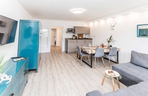 Zueschen Apartment | Smart Resorts - Haus Rubin - Ferienwohnung 101 mit 1 Schlafzimmer und Terrasse, Max. 4 Personen -