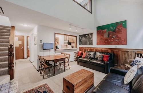 Glacier Apartment | Snowater Condo #57 - A Great 2-Story Family Condo That Sleeps 6!