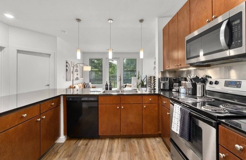 Travis Heights Apartment | SoCo Dream Stay - Rooftop, Pool, Gym, Central Loc