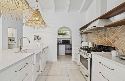 Sandy Beach House | Sojourn at Sandy Beach - Pool, Beach, Slippery Dip, Style