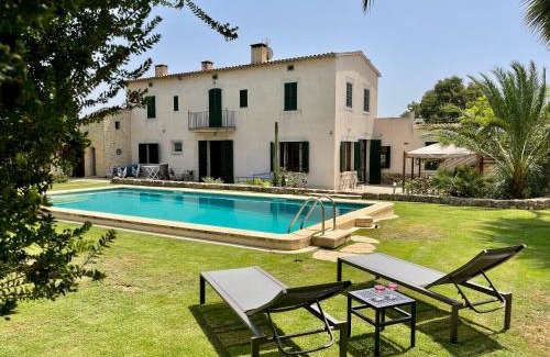 Consell Villa | Son Jordi nou, beautiful villa near Alaro big swimming pool, BBQ mountain views 12people