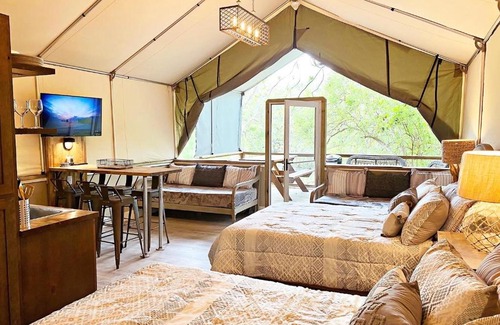 Sutherland Springs House | Son's Rio Cibolo Birdhouse Cabin #15 Creekside Cabins on the Gorgeous Cibolo Creek!