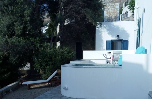 Mirties House | Sophie's Boutique Home - modern Greek house with outside Jacuzzi,