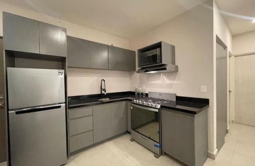 Monterrey Apartment | Sophisticated APT Parking Work Gym BBQ WiFi MTY