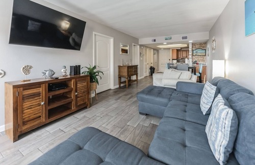 South Padre Island Condo | South Padre Island Gulf Getaway W/Pool 2 Bedroom Condo by RedAwning