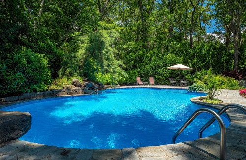 Eastport House | Southampton getaway perfection w heated saltwater pool - minutes to the beach!