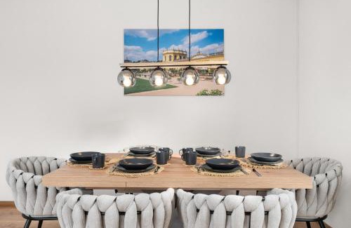 Fasanenhof Apartment | SoWi Home - Gartenblick & Parkplatz, Küche