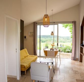 Saint-Paul-Lizonne House | Spa nordique avec vue sur la campagne