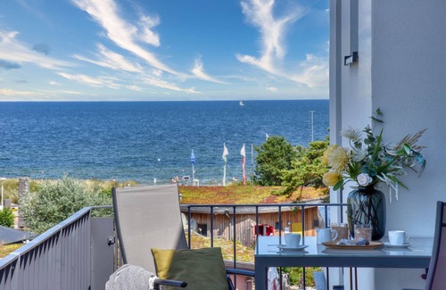 Ostseebad Baabe Apartment | Spa Penthouse "Meerlust" in the Villa Strandläufer Baabe with balcony and sauna
