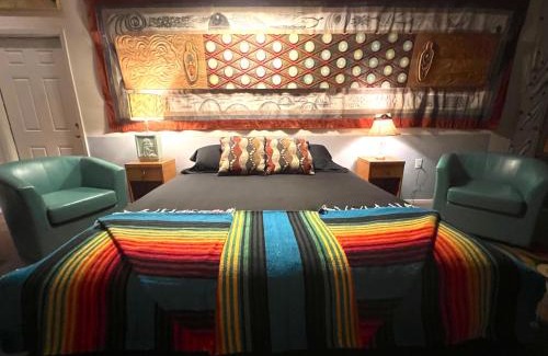 Truth or Consequences House | SPACE CASTLE: a 1950s Gas Station transformed into an Art Themed Wonderland