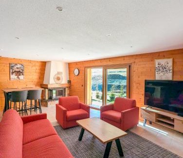 Morgins Apartment | Spacieux appartement Morgins cheminée, terrasse et jardin