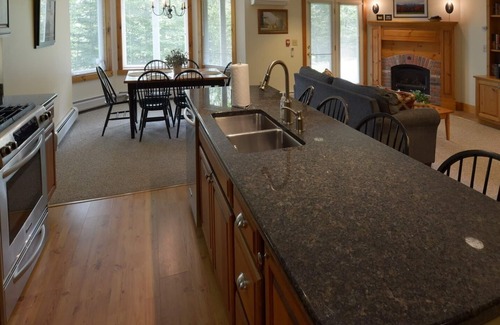North Troy Condo | Spacious 2-BR Ski-in, Ski-out Jay Peak Village Condo, right on trail. A/C incl!