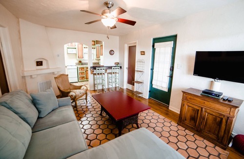 Port Isabel Apartment | Spacious 2BR Historic Retreat - Poolside Unit in Port Isabel near South Padre