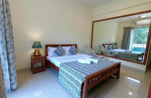 Betim Apartment | Spacious 3BR Oasis with Wi-Fi short Drive to Panjim & Casinos C1-101