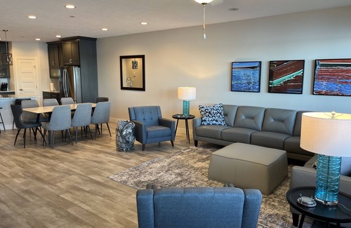 Arnolds Park Condo | Spacious 4 BedroomnLakefront Luxury. Panoramic Views & 6 waterpark passes at BB.