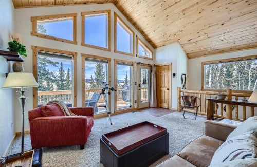 Indian Mountain House | Spacious 4BR Cabin 2 Living Areas Deck with Grill