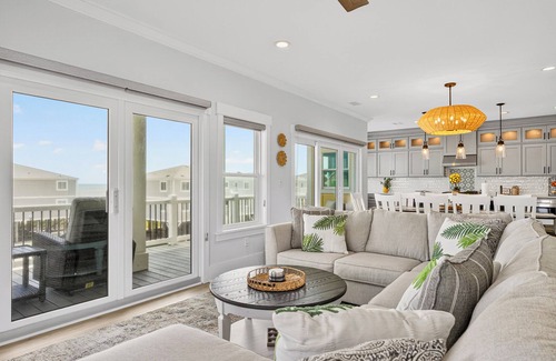 Ocean Isle Beach House | Spacious 5-bedroom Retreat with Heated Pool & Elevator