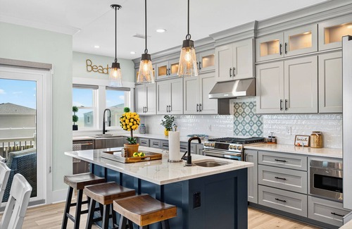 Ocean Isle Beach House | Spacious 5-bedroom Retreat with Heated Pool & Elevator